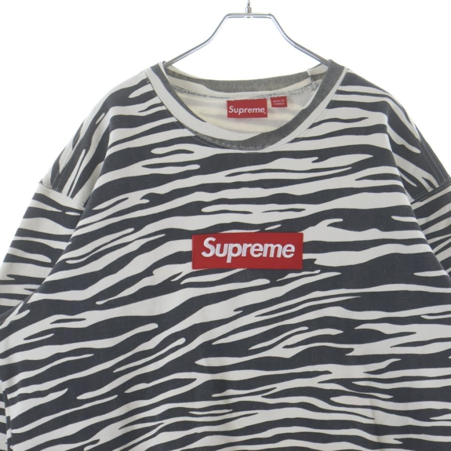 Supreme（シュプリーム） 22AW Box Logo Crewneck Zebra ボックスロゴ