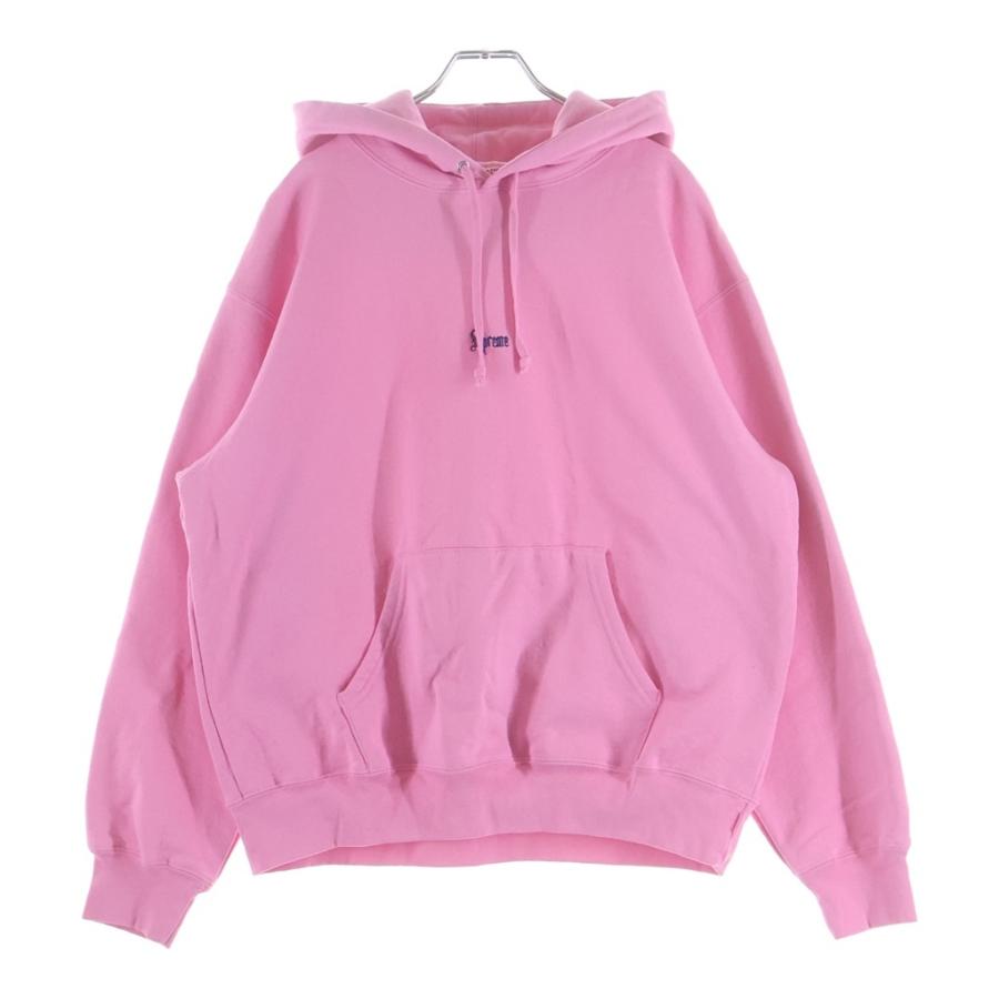 SUPREME シュプリーム 24AW Micro Logo Hooded Sweatshirt マイクロロゴ スウェットプルオーバーパーカー ピンク Supreme（シュプリーム） 24AW Micro Logo Hooded Sweatshirt マイクロ