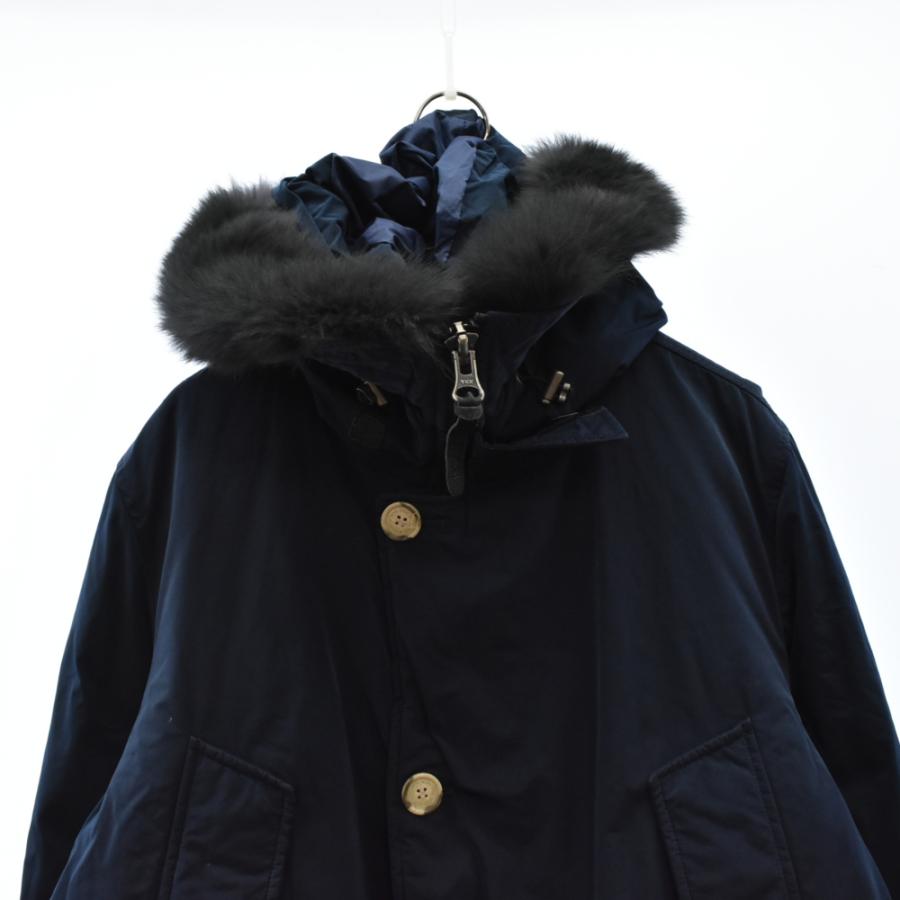 WOOLRICH(ウールリッチ) ファー付き ジップアップ フーディ ダウン 