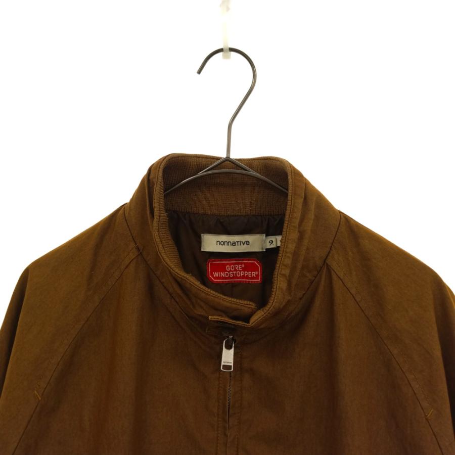 ノンネイティブ 17AW ジップアップ ブルゾン ジャケット ブラウン NN 