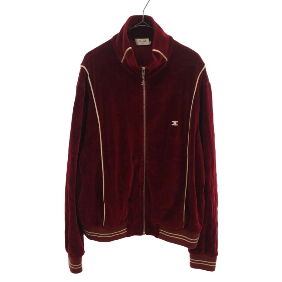 セリーヌ 20SS トリオンフ刺繍ベロアトラックジャケット ジャージ レッド 2Y1466791 :9022C140029:BRING  Yahoo!ショップ - 通販 - Yahoo!ショッピング