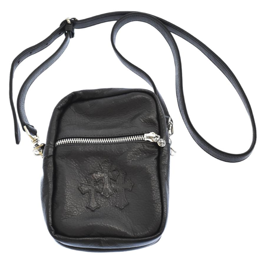 クロムハーツ タカ ミニ セメタリークロスパッチレザーショルダー  