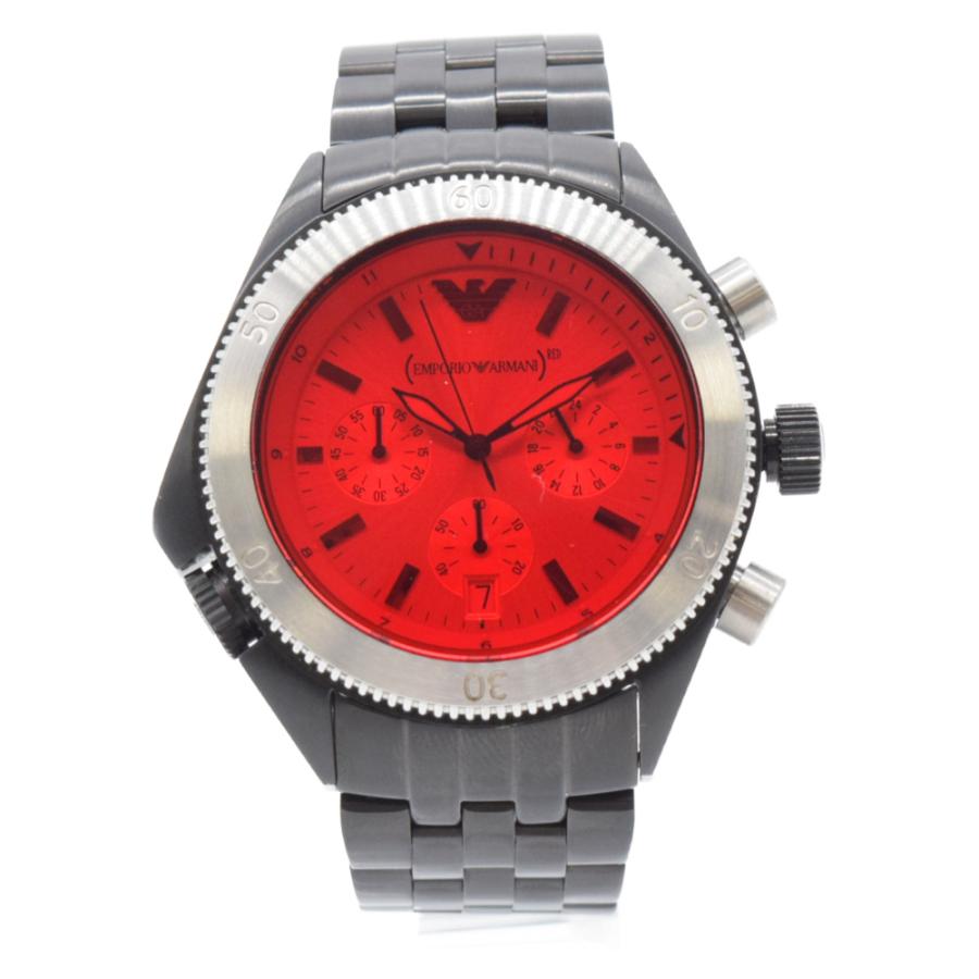 エンポリオアルマーニ REDモデル クロノグラフ 腕時計 AR-0598 AR0598