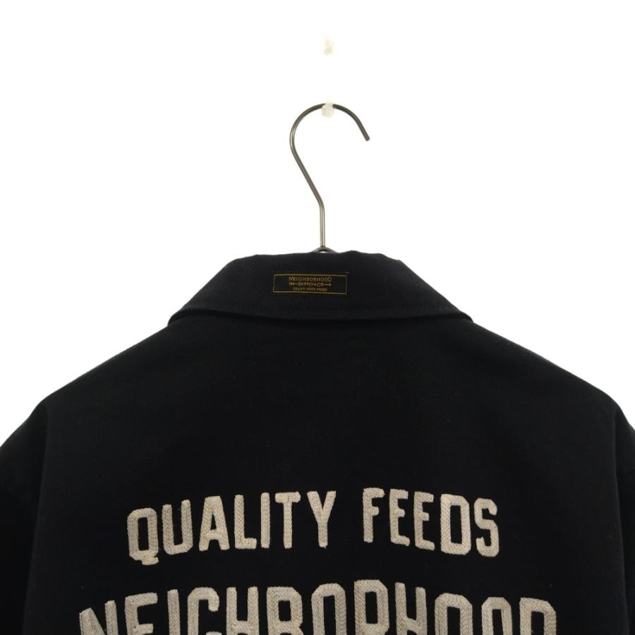 NEIGHBORHOOD ネイバーフッド 14AW 刺繍デザインジップアップワーク 