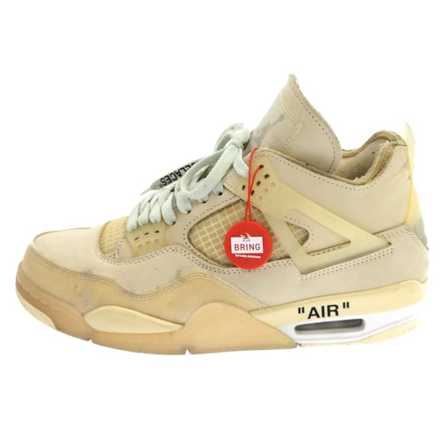 NIKE ナイキ ×OFF-WHITE WMNS Air Jordan 4 SP オフホワイト エア