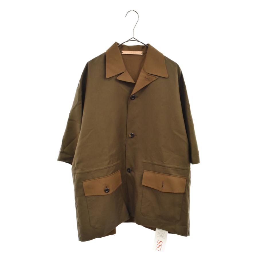 ナイスネス 22SS ヘアーストン コットン半袖開襟シャツジャケット  