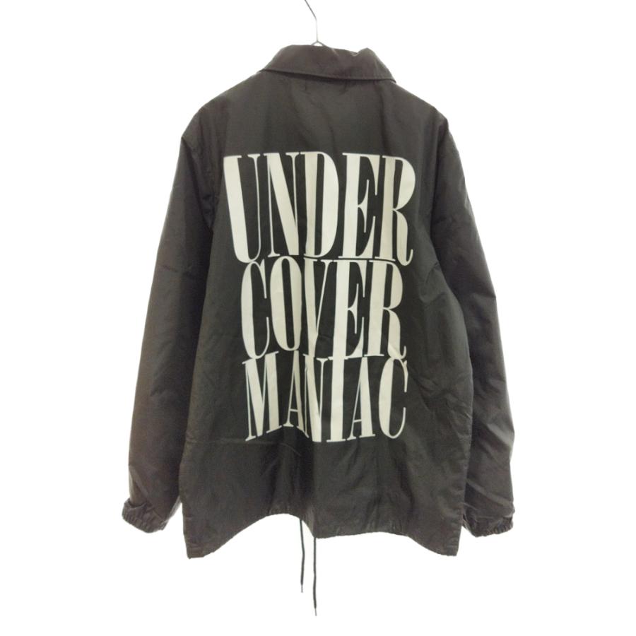 アンダーカバー ロゴプリントカバーオール コーチジャケット ナイロン