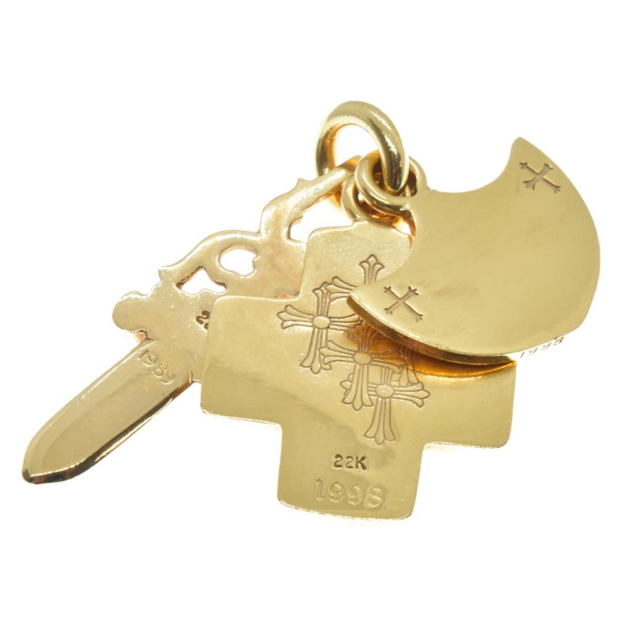 CHROME HEARTS クロムハーツ 22Kスリートリンケッツ PAVEダイヤ CHROME HEARTS クロムハーツ 22Kスリートリンケッツ PAVEダイヤ