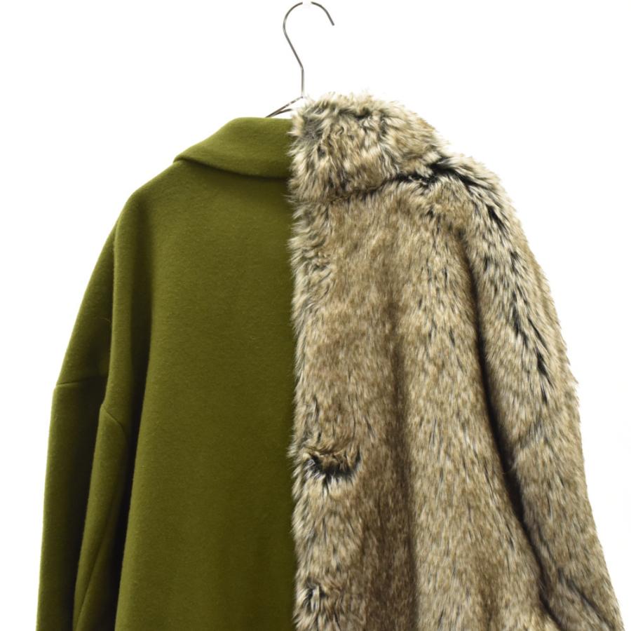 ミスタージェントルマン 19AW ファー 切替ウールチェスター ミスタージェントルマン 19AW ファー 切替ウールチェスター