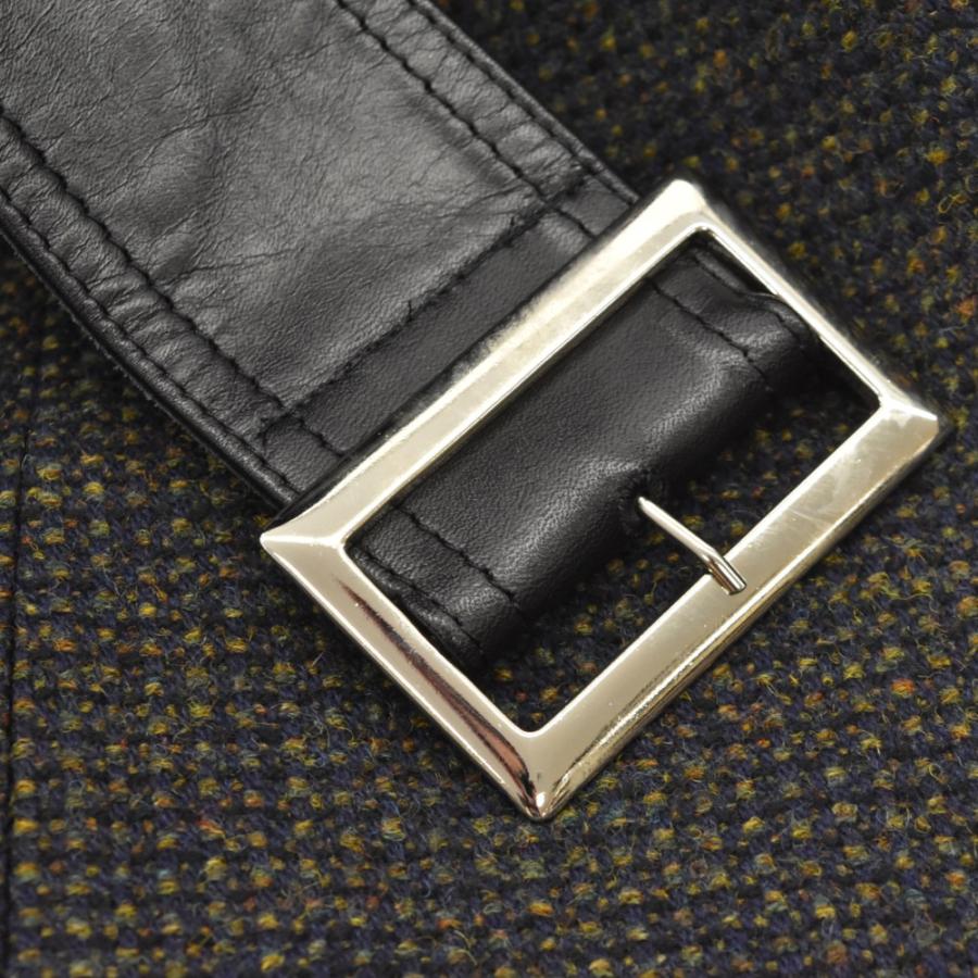 sacai サカイ 19AW ライダースドッキング ニットスリーブツイード  