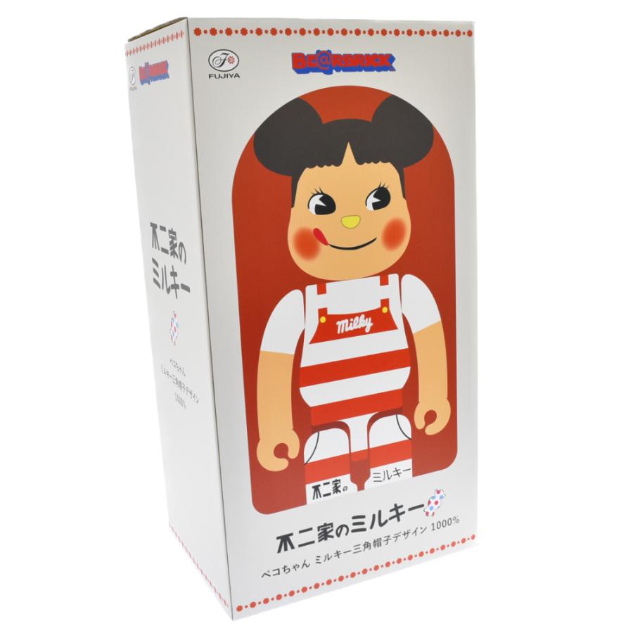 メディコムトイ BE@RBRICK ペコちゃん ミルキー三角帽子デザイン ベア 