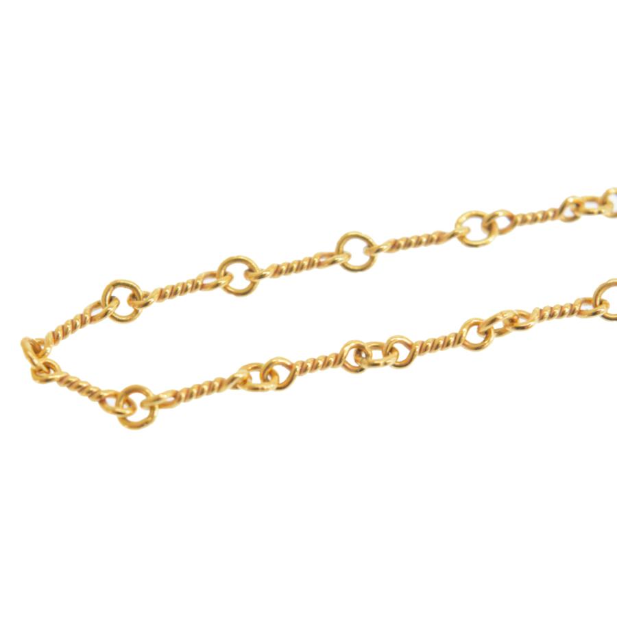 CHROME HEARTS クロムハーツ 22K ツイストチェーン 18インチ CHROME HEARTS クロムハーツ 22K ツイストチェーン 18インチ