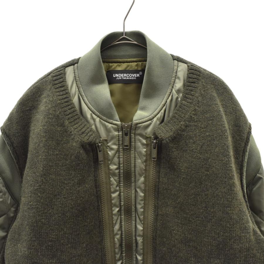 UNDERCOVER アンダーカバー 21AW ニットドッキング MA-1 UNDERCOVER アンダーカバー 21AW ニットドッキング MA-1