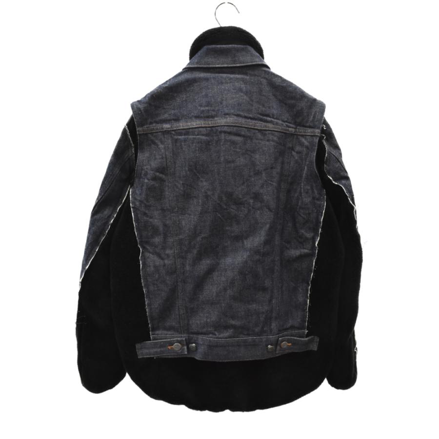 sacai サカイ 20AW×A.P.C アーペーセー デニム フリースライナー 