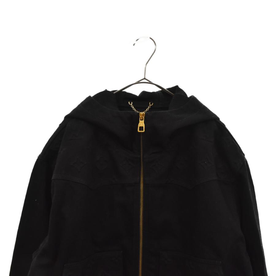 LOUIS VUITTON ルイヴィトン モノグラムディテールデニムジャケット 