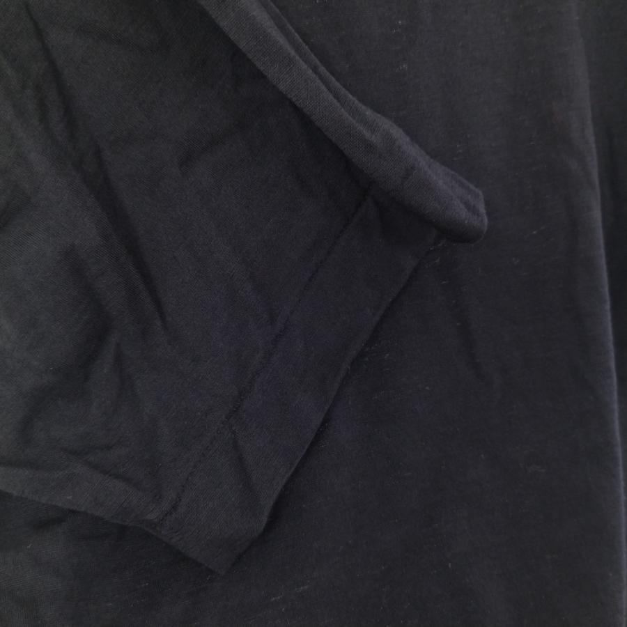 コモリ 22SS ウール天竺 胸ポケット Tシャツ ネイビー V01-05007