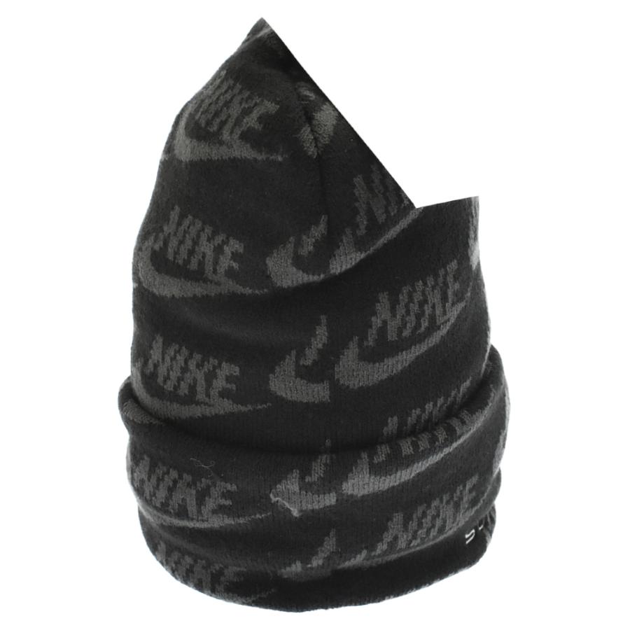 シュプリーム 21SS Supreme Nike Jacquard Logos Beanie Black ニット