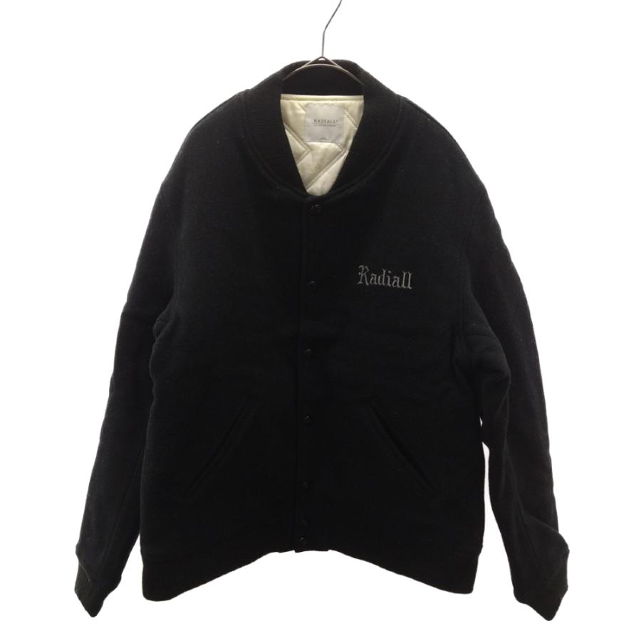 ラディアル 18AW メルトン アワードジャケット スタジャン ブラック 