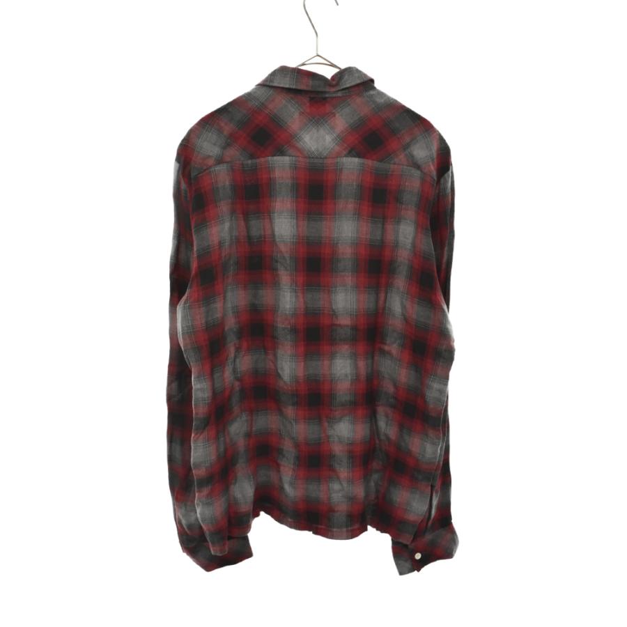 ナンバーナイン ハイスト期 05aw レーヨン チェック シャツ ４ ナンバーナイン ハイスト期 05aw レーヨン チェック シャツ 4