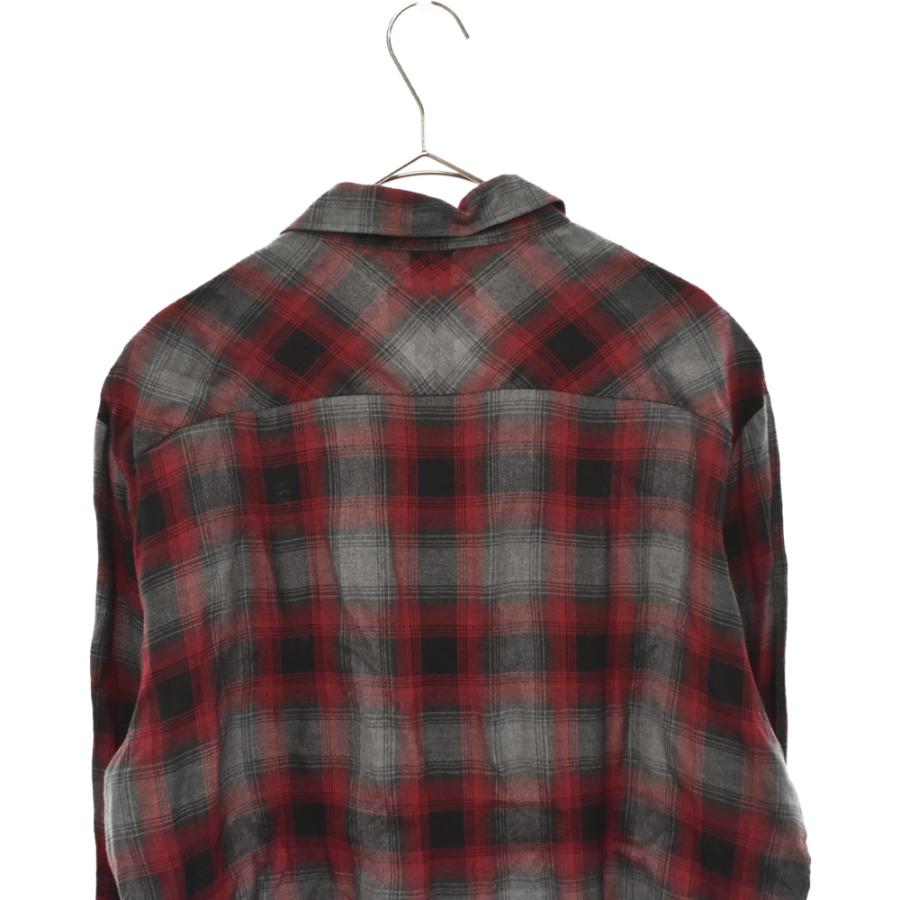 ナンバーナイン ハイスト期 05aw レーヨン チェック シャツ ４ ナンバーナイン 05AW THS期ハイスト期 長袖レーヨンチェック