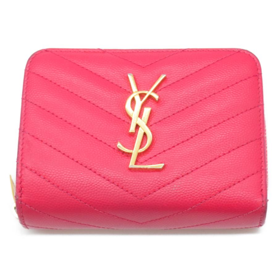 サンローランパリ カサンドラロゴ フルジップ コンパクトウォレット 2