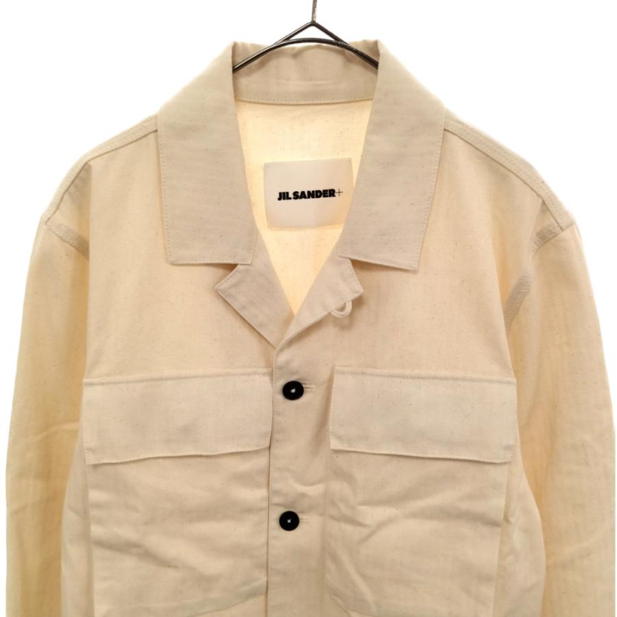 JIL SANDER + ジルサンダープラス 21SS オープンカラー ヘリンボーン