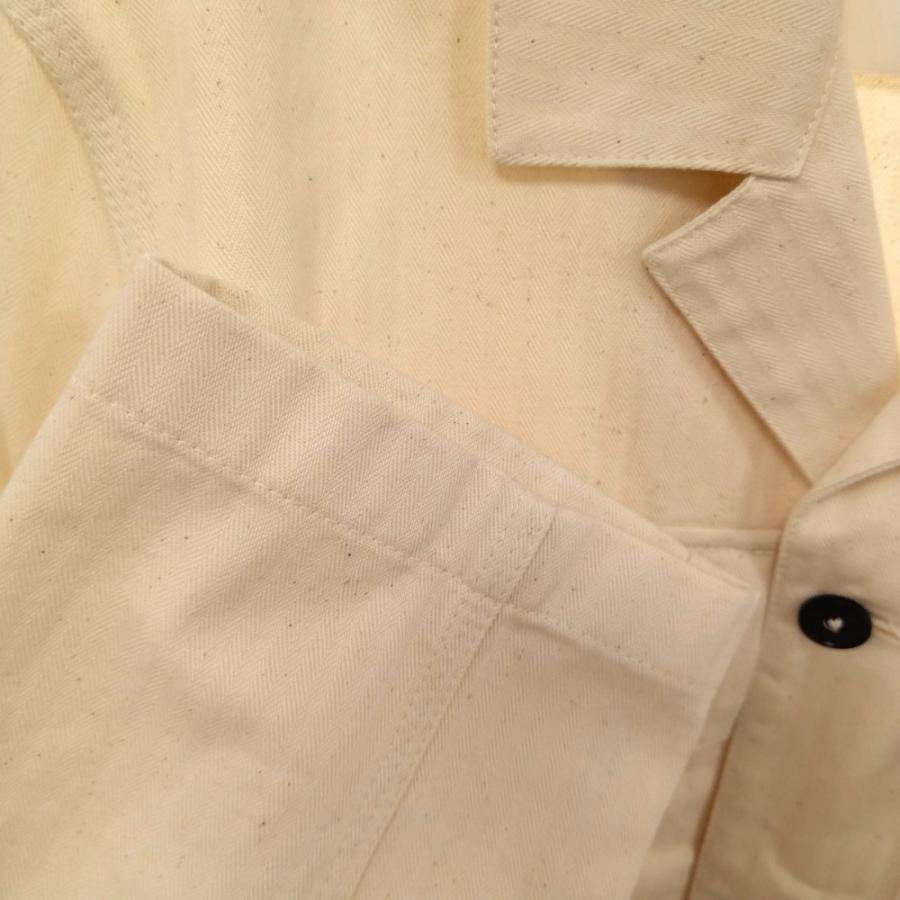 JIL SANDER + ジルサンダープラス 21SS オープンカラー ヘリンボーン