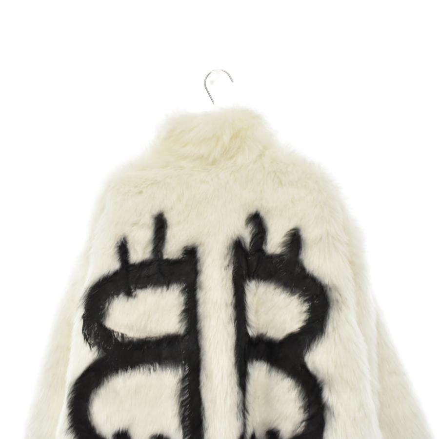 BALENCIAGA バレンシアガ 22AW バックBBファーコート ジャケット BALENCIAGA バレンシアガ 22AW バックBBファーコート ジャケット
