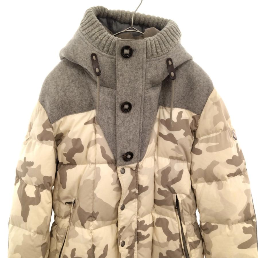 MONCLER モンクレール BEAUMONT バーモント ウール切替カモフラージュ  
