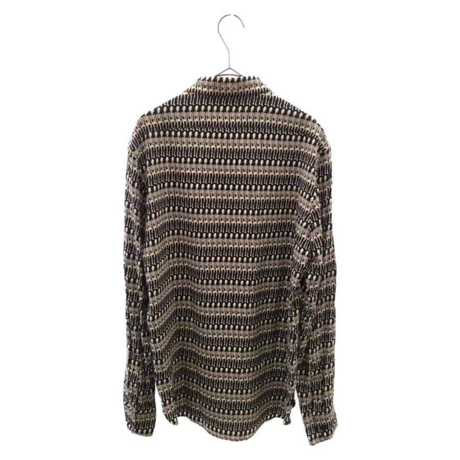 SAINT LAURENT PARIS (サンローランパリ) 15SS スカル総柄 レーヨン 