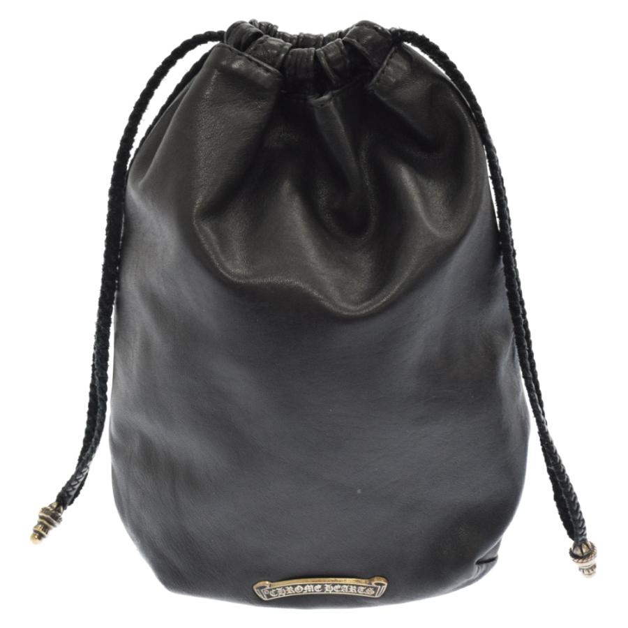 クロムハーツ DRW STRNG SACK CRS PATCH クロスパッチドローストリング  