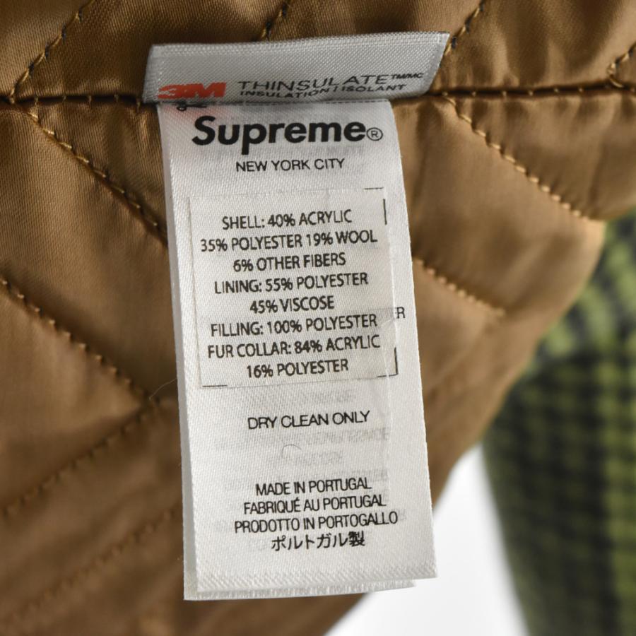 Supreme シュプリーム 22AW Fur Collar Car Coat 3Mインサレート Supreme シュプリーム 22AW Fur Collar Car Coat 3Mインサレート