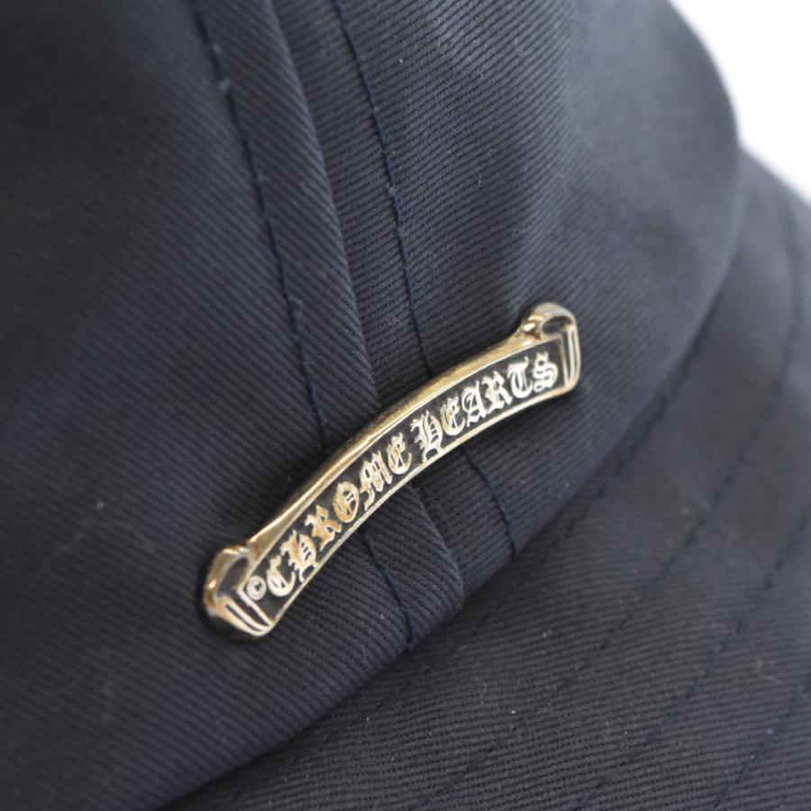 クロムハーツ チェッカーフラッグプリントバケットハット ブラック