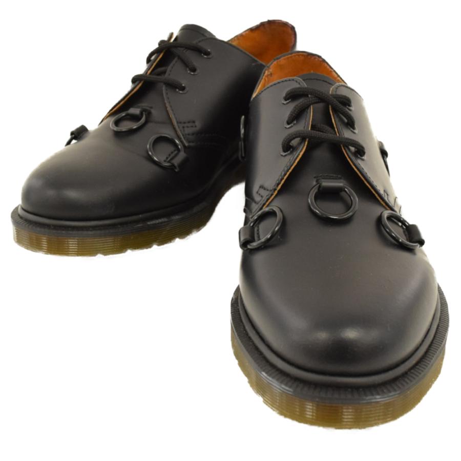 ラフシモンズ ×Dr.Martens 1461 RAF SIMONS ドクターマーチン リング 3ホールシューズ ブラック UK8/27cm