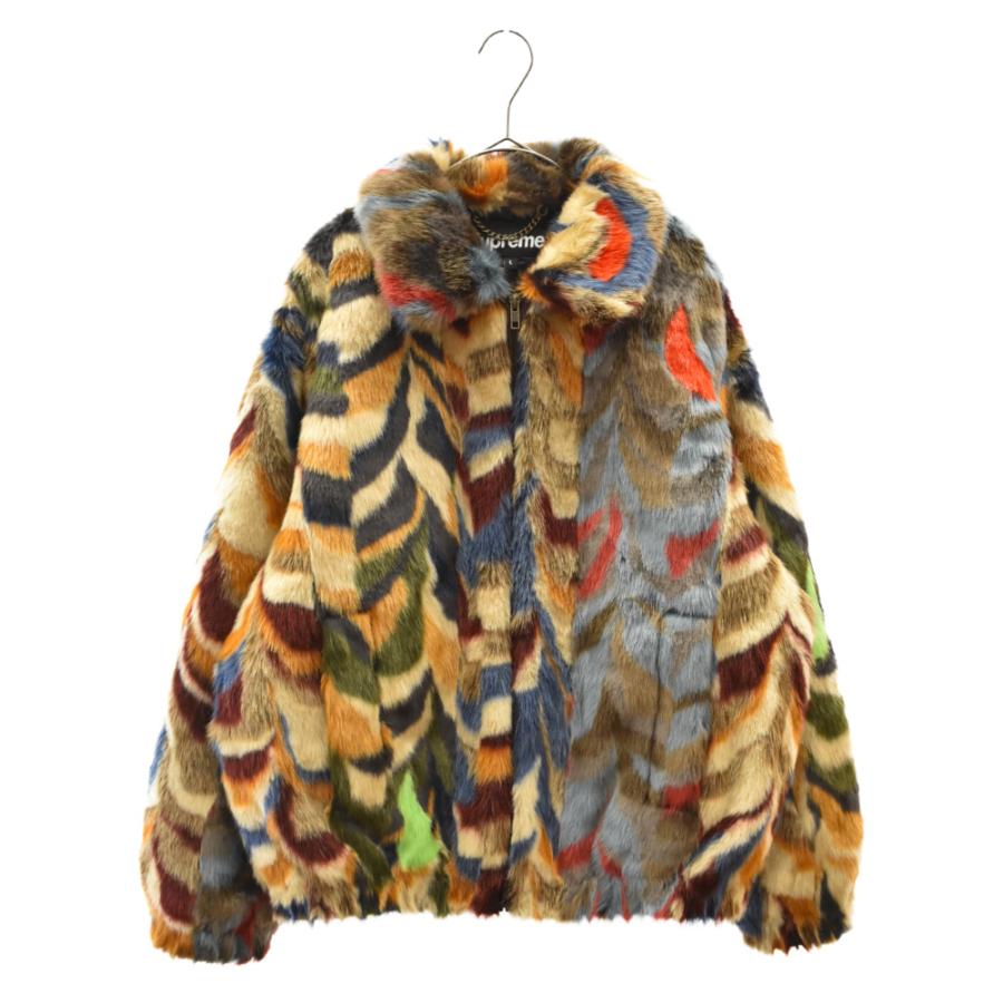 Supreme シュプリーム 22AW Multicolor Faux Fur Bomber Jacket Supreme シュプリーム 22AW Multicolor Faux Fur Bomber Jacket