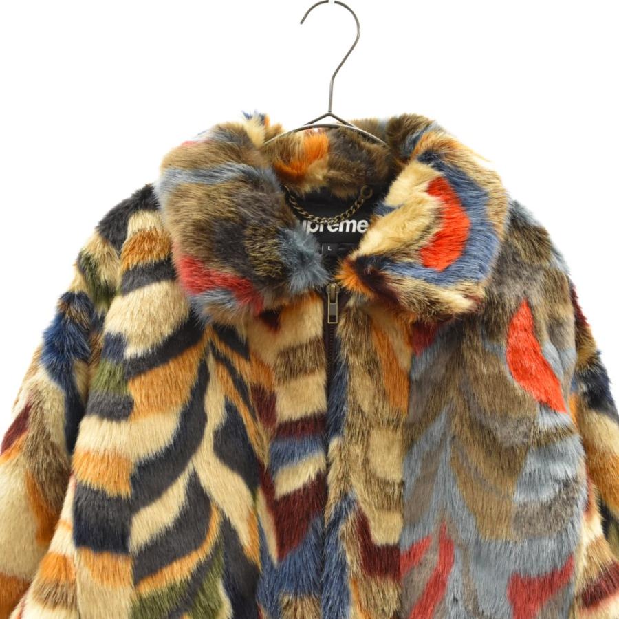 Supreme シュプリーム 22AW Multicolor Faux Fur Bomber Jacket Supreme シュプリーム 22AW Multicolor Faux Fur Bomber Jacket