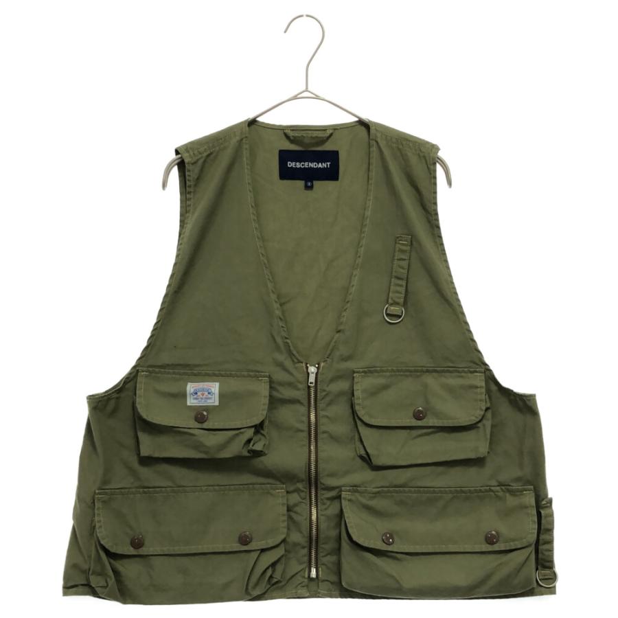 ディセンダント POND Fishing Vest フィッシングベスト カーキ