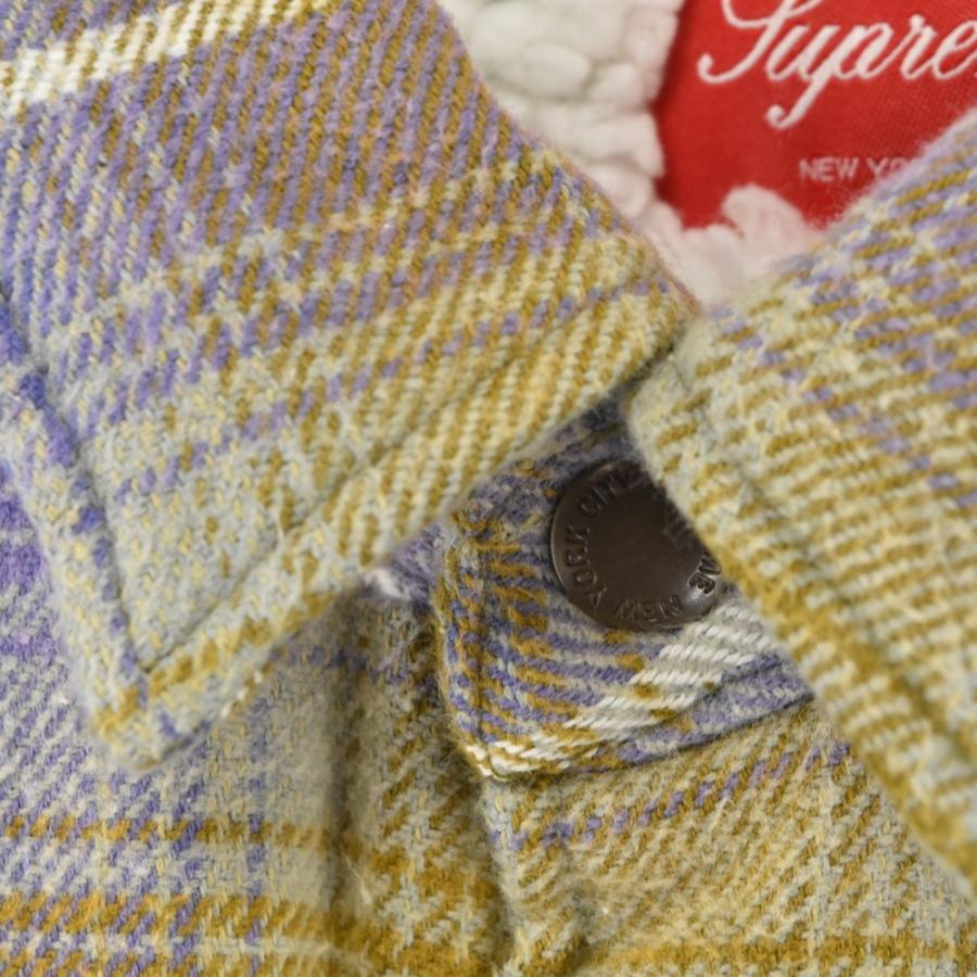 Supreme シュプリーム 22AW 裏ボア チェック フランネル長袖 Supreme シュプリーム 22AW 裏ボア チェック フランネル長袖