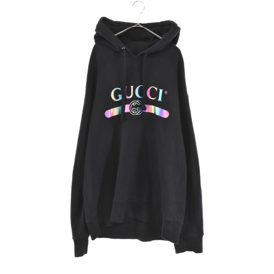 新品 GUCCI グッチ パーカー メンズ オオカミ ブラック 黒- 新品 GUCCI グッチ パーカー メンズ オオカミ ブラック 黒-