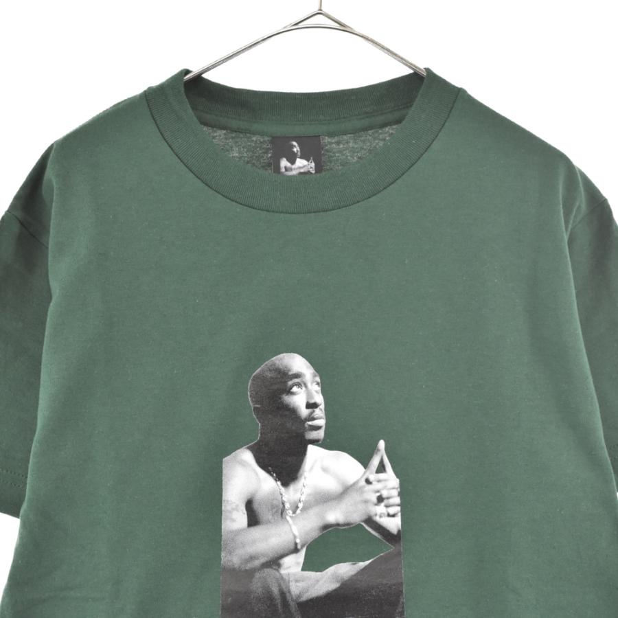 ワコマリア 23SS トゥーパック フォトTシャツ 2PAC グリーン TUPAC-WM