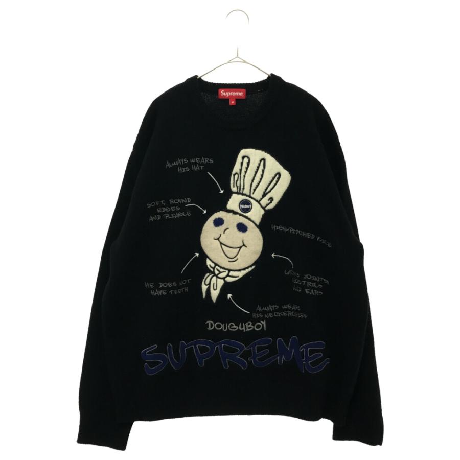 シュプリーム 22AW Doughboy Sweater ドゥボーイ ニットセーター ブラック :9023D050076:BRING