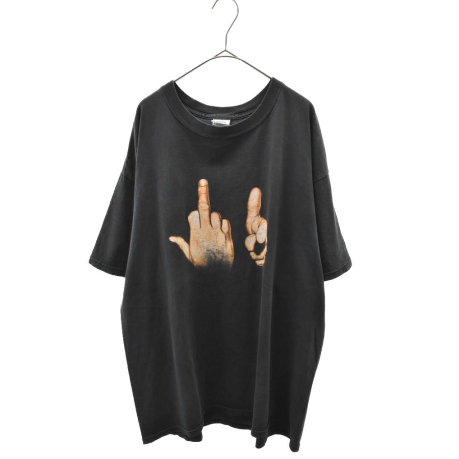 ヴィンテージ 90s HAND SIGN Tee ハンドサインフロントプリント半袖 T  