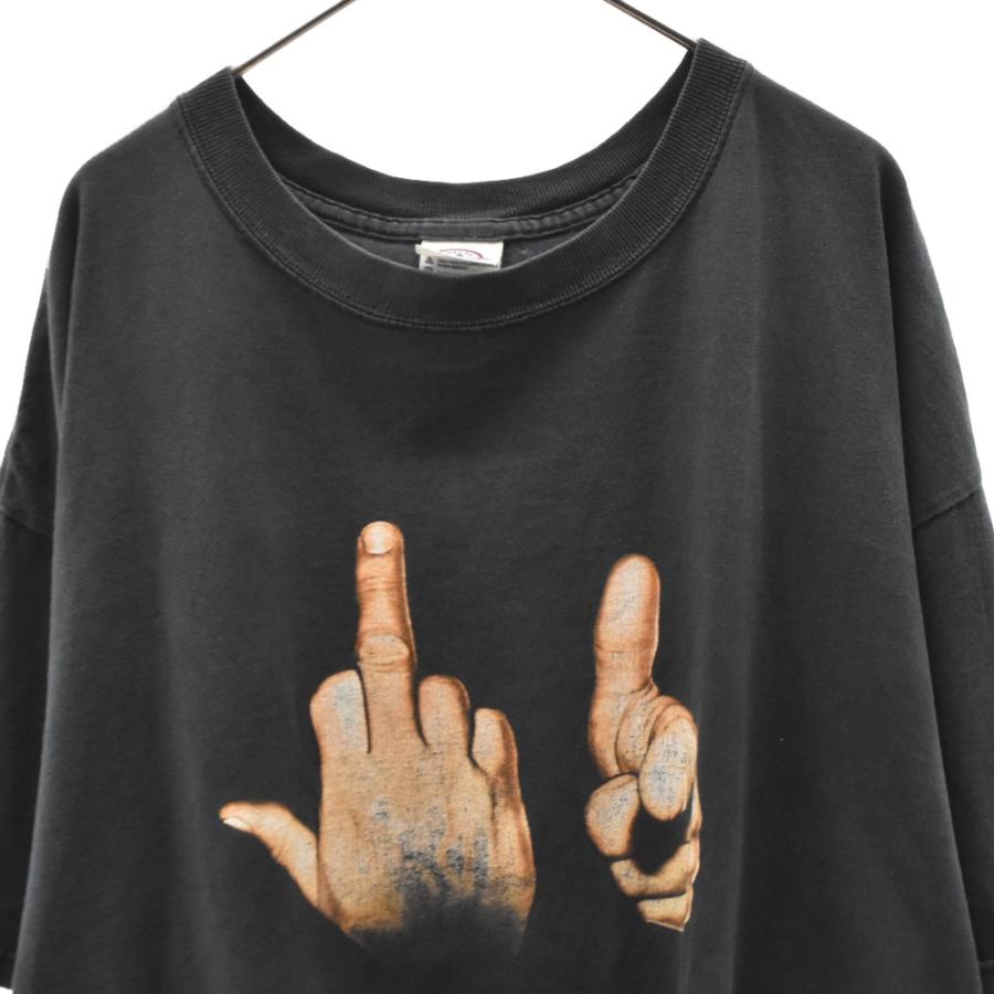 ヴィンテージ 90s HAND SIGN Tee ハンドサインフロントプリント半袖 T  