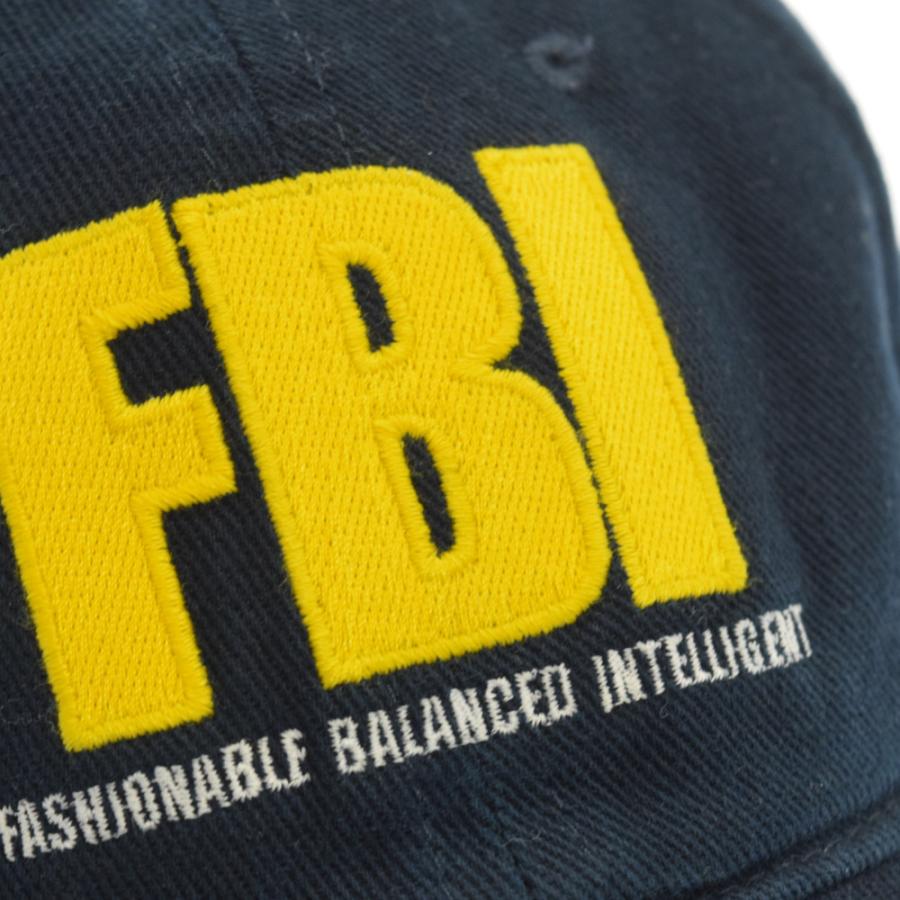 BALENCIAGA バレンシアガ FBI ロゴ刺繍 デストロイ加工 6パネル BALENCIAGA バレンシアガ FBI ロゴ刺繍 デストロイ加工 6パネル