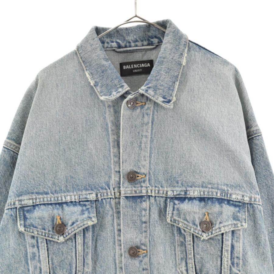 BALENCIAGA バレンシアガ 21AW バックカレッジロゴ デニム BALENCIAGA バレンシアガ 21AW バックカレッジロゴ デニム