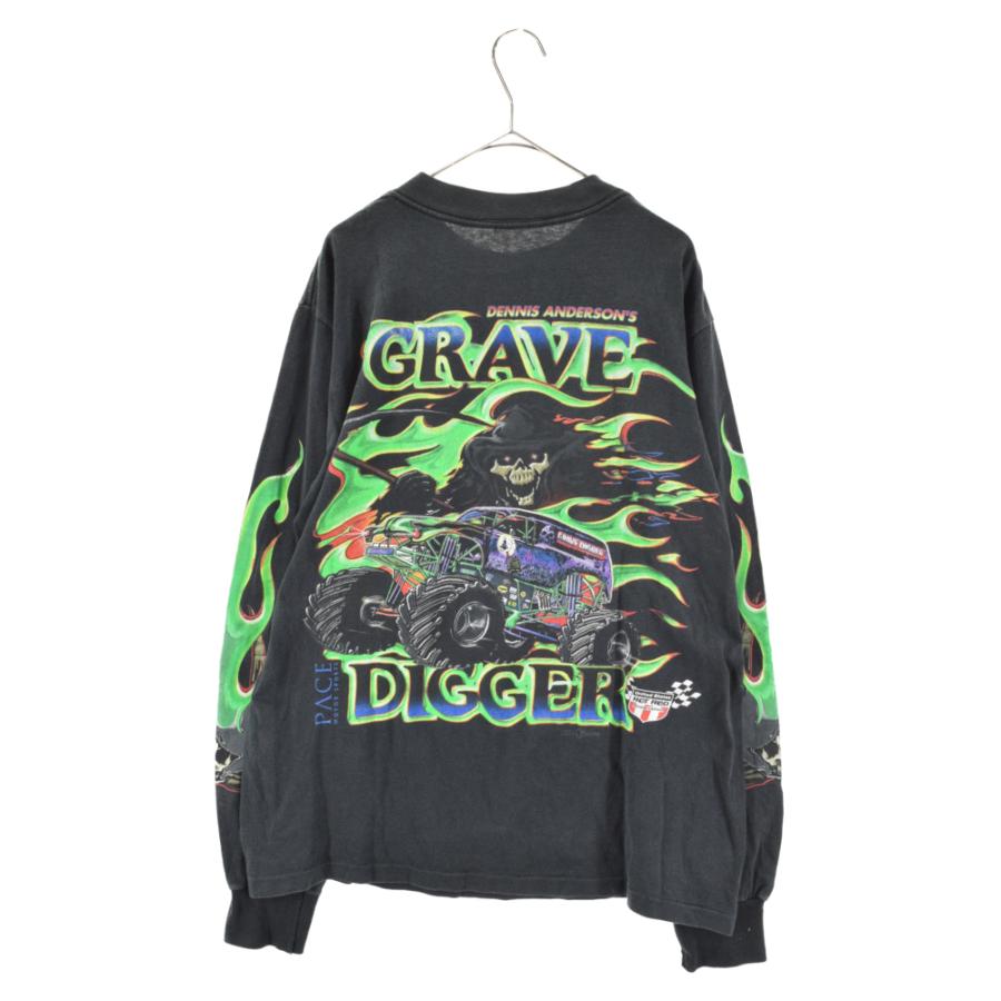 ヴィンテージ 90s GRAVE DIGGER グレイブディガー 長袖Tシャツ ヴィンテージ 90s GRAVE DIGGER グレイブディガー 長袖Tシャツ
