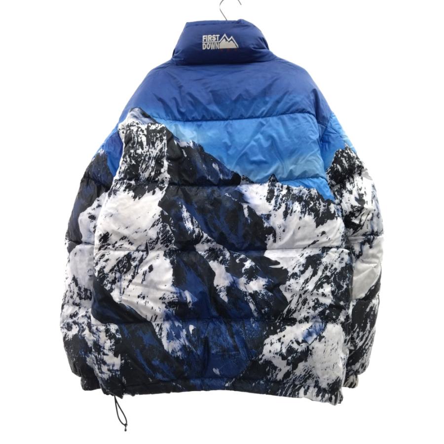 FIRST DOWN ファーストダウン 雪山プリント リバーシブル ダウン FIRST DOWN ファーストダウン 雪山プリント リバーシブル ダウン