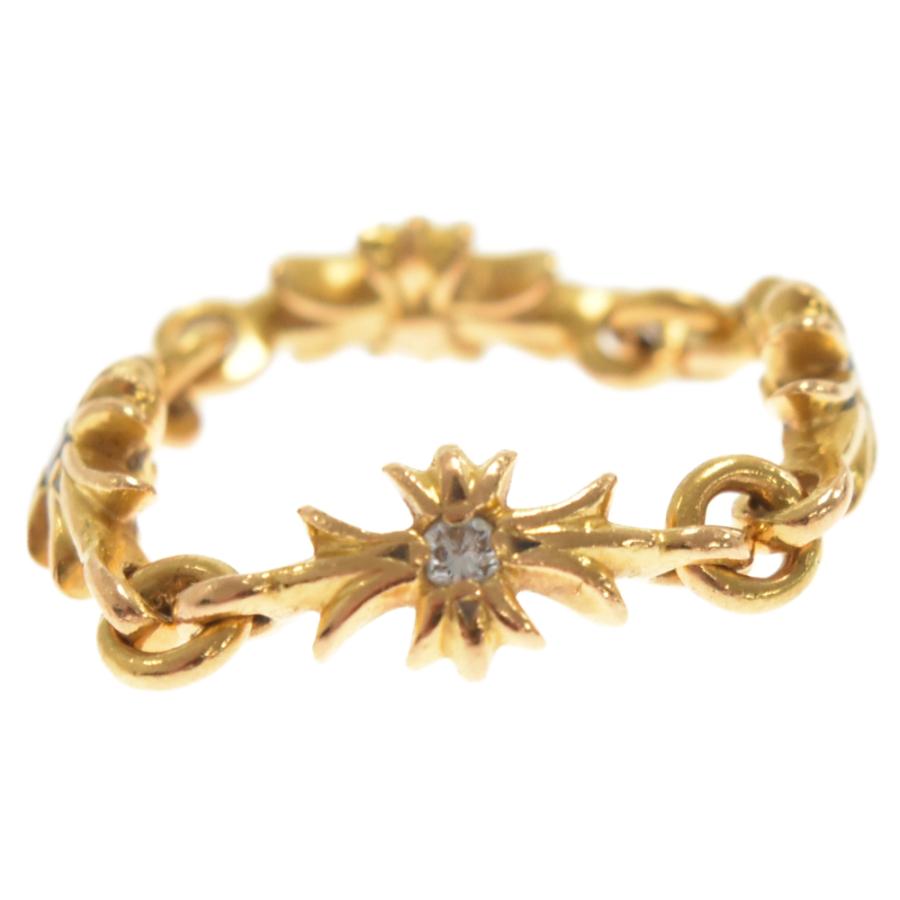 クロムハーツ 22K RING TNY E CH PLS DIA/タイニーECHプラス ダイヤ 