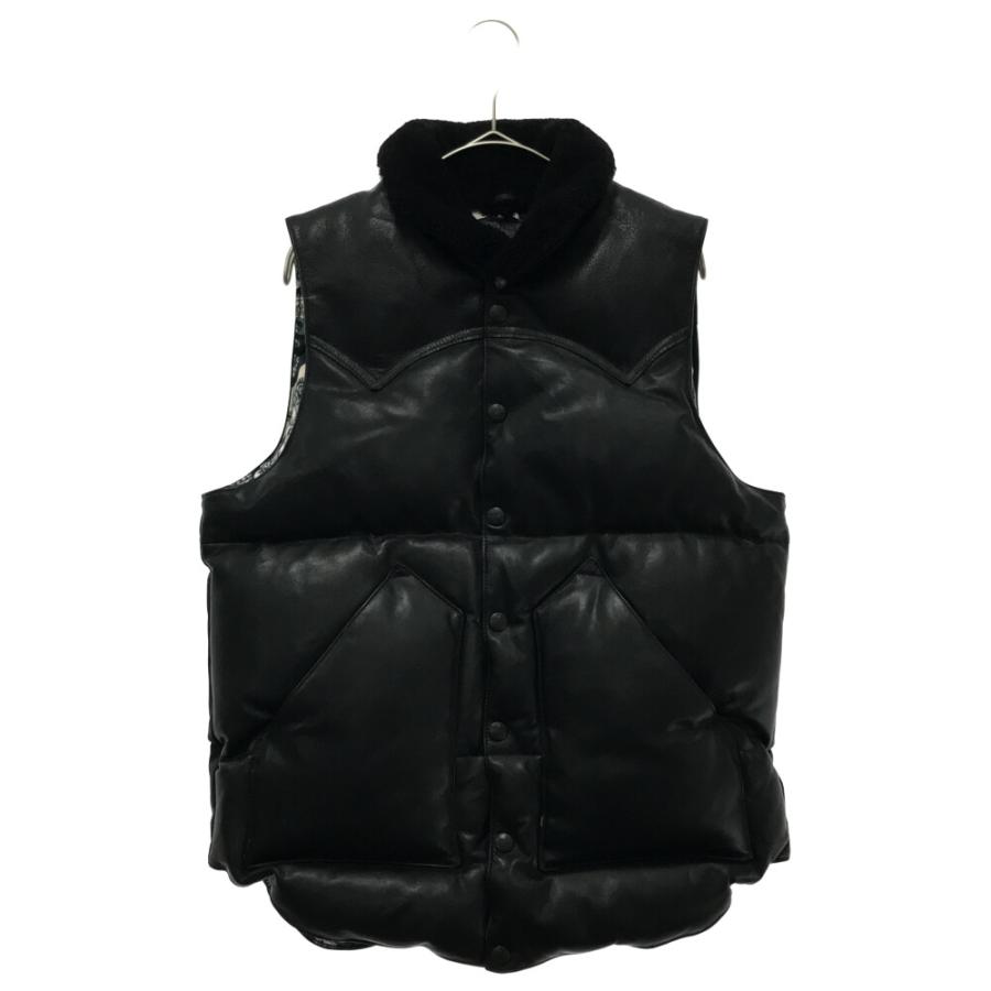 ロッキーマウンテンフェザーベッド　ダウンベスト　ブラック　38 WAREHOUSE ロッキーマウンテン フェザーベッド Rocky Mountain