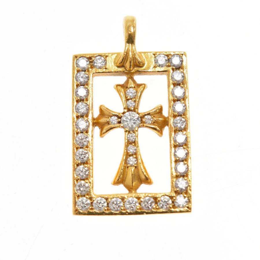 CHROME HEARTS クロムハーツ 22K フレームドオープンベイビー CHROME HEARTS クロムハーツ 22K フレームドオープンベイビー